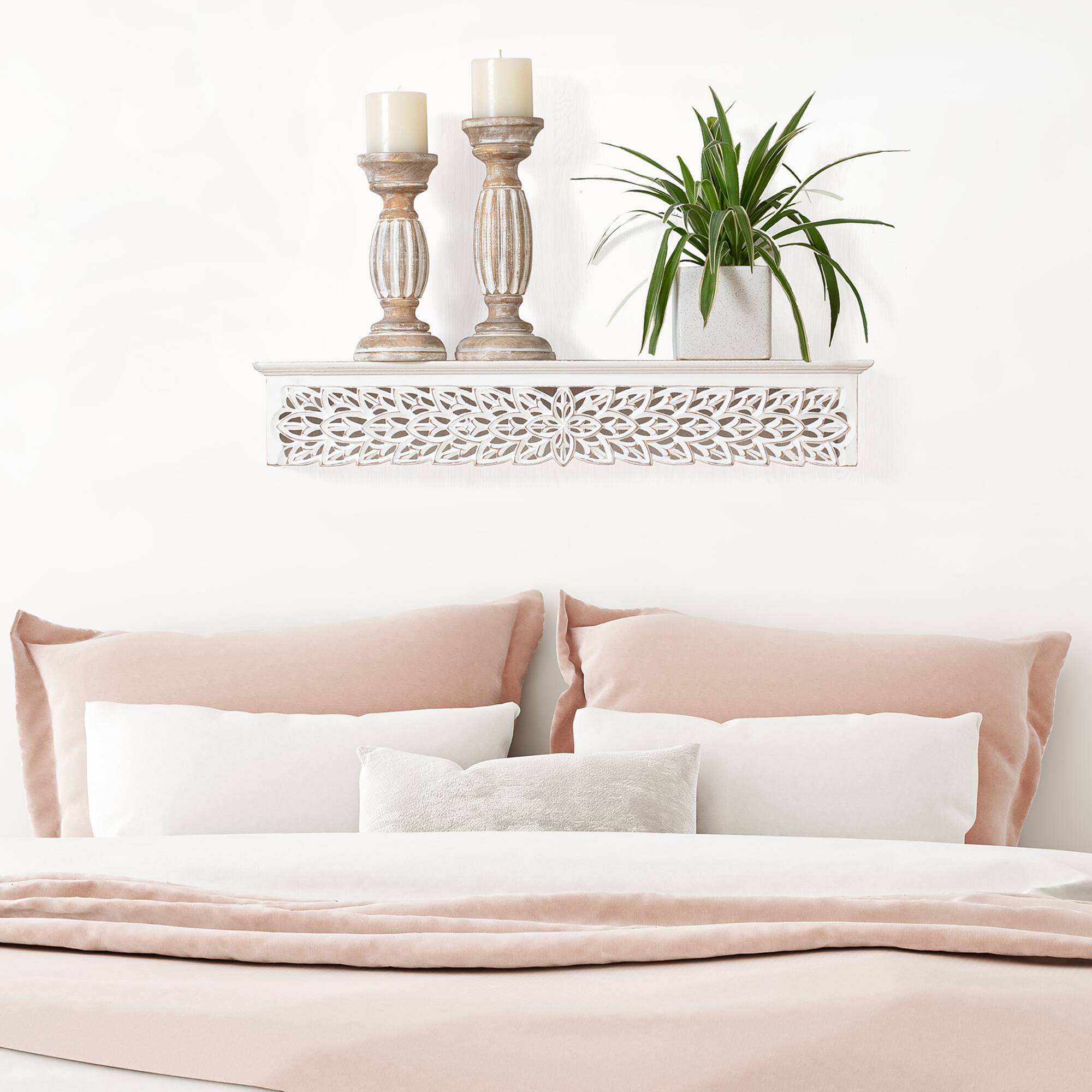 Habitat Gaudin 30" White Decorative Shelf